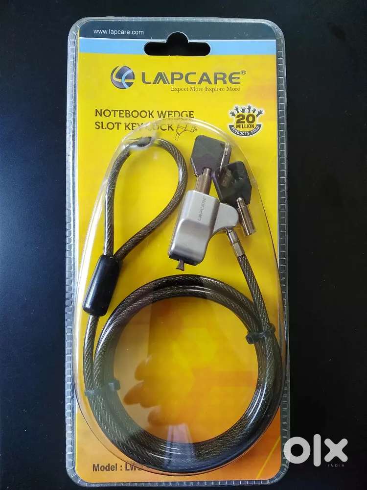 Laptop security key lock