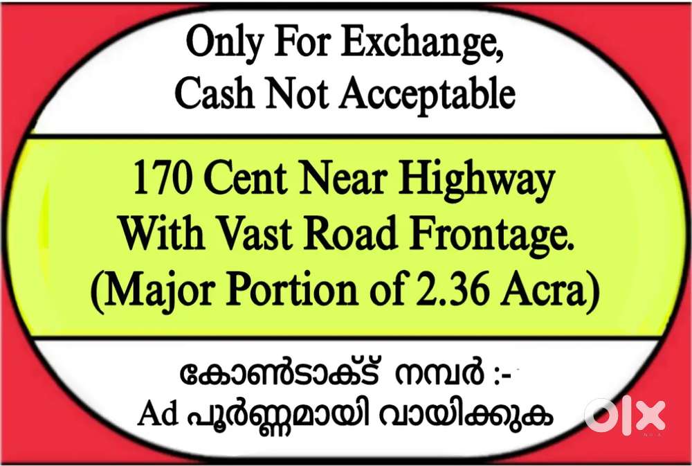 163 Cent  Near Highway  (Major Portion 2.36 Acra)