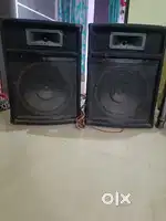 Sound system speakers, height 21 ×15 inch, well condition its use for