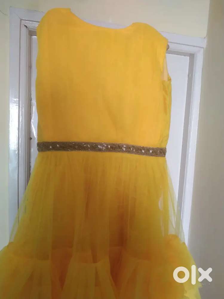 Yellow Frill Dress
