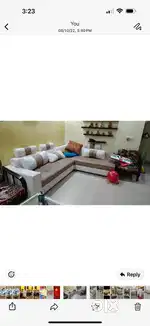 Sofa set with centre table and sethi