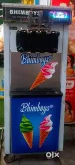 Softy ice cream with stabilizer