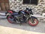 Apache top model dual ABS dual disk 4v model new condition bike