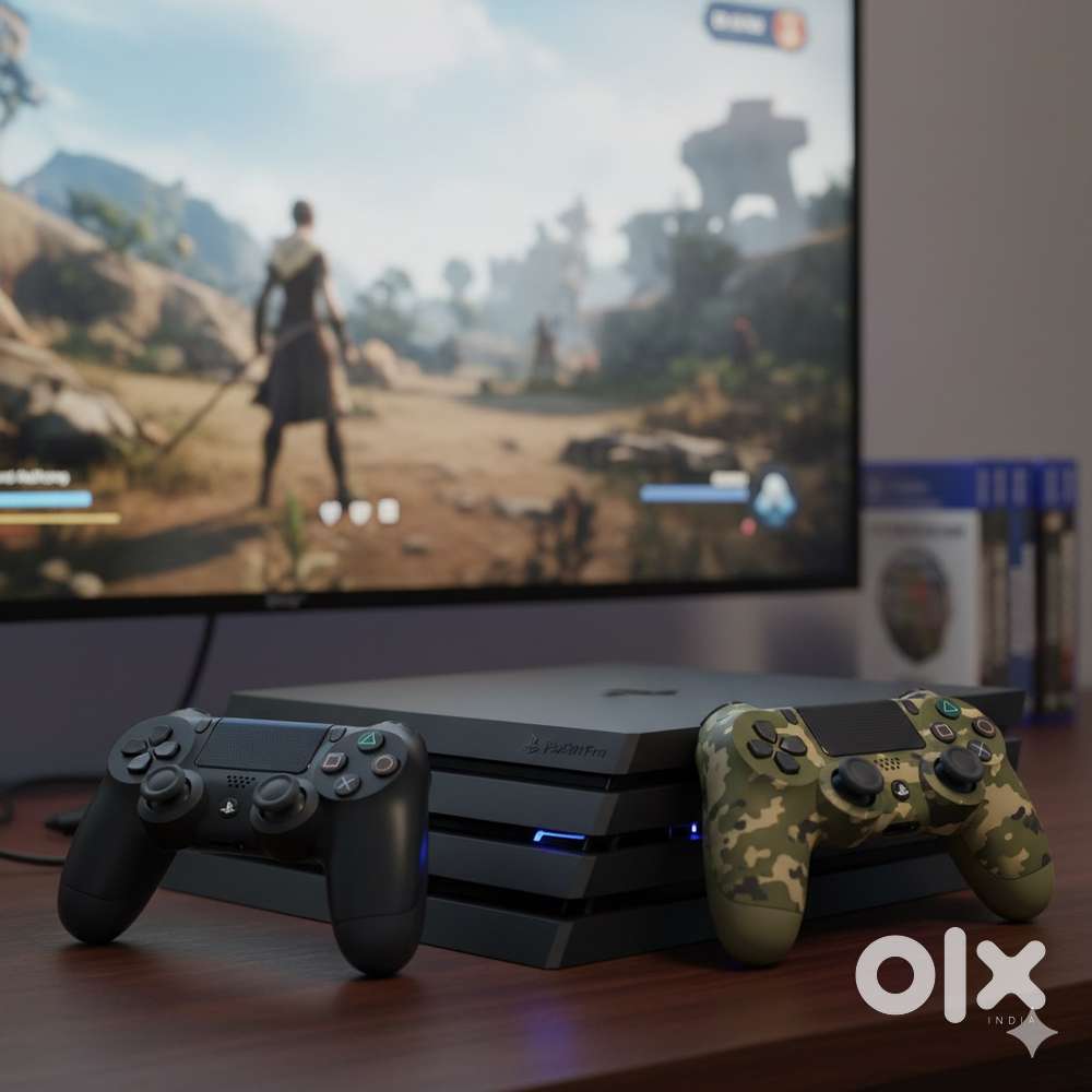 Ps4 pro with 2 controllers