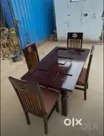 4 CHAIRS DINING TABLE AVAILABLE IN STARF FURNITURE