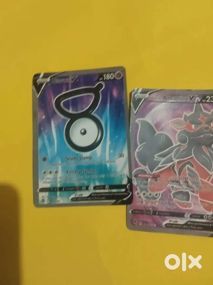 Two pokemon card