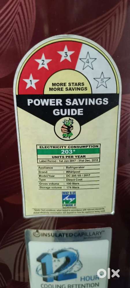 Wheel pool fridge 190 ltr