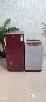 Kenstar Single Door Fridge & top load automatic washing machine