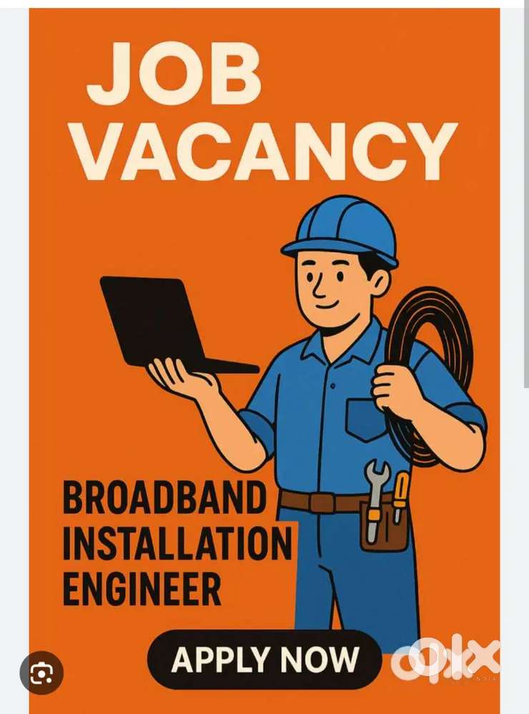 Broadband connection & installation job