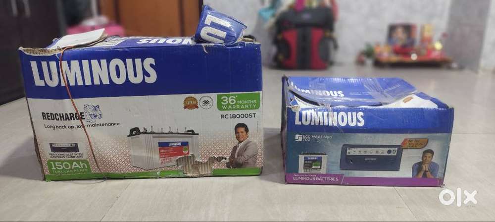Luminous Inverter + 150Ah Battery Combo – Excellent Condition