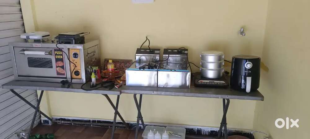 Pizza oven, french fries machine, grill,air fryer, induction stove