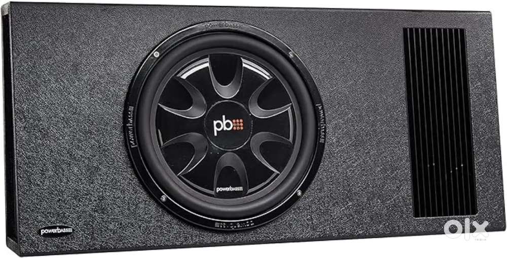 PowerBass Amplified Sub Woofer PS-AWB121T with protective Cage custom