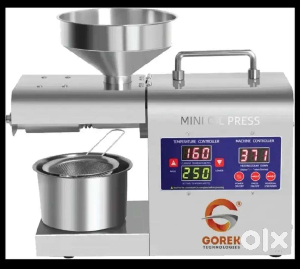 Oil extraction machine & Coconut cutting machine