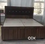 Wednesday sale- New Double bed with box 7400/- Emi option available