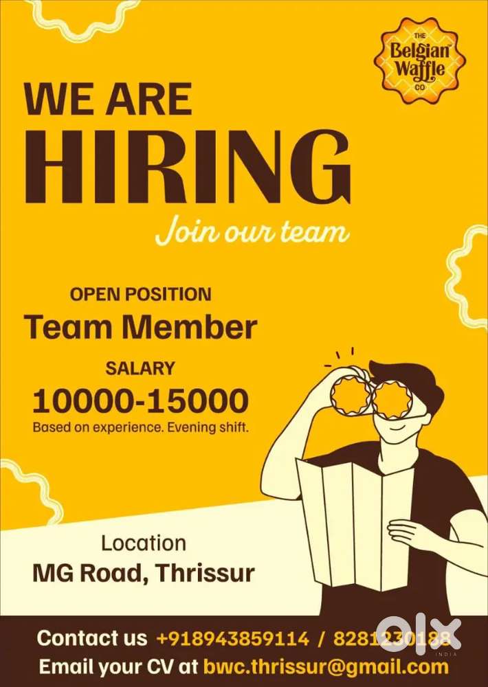 Staff _Oder taking, Customer handling, stock handling , Product maKing