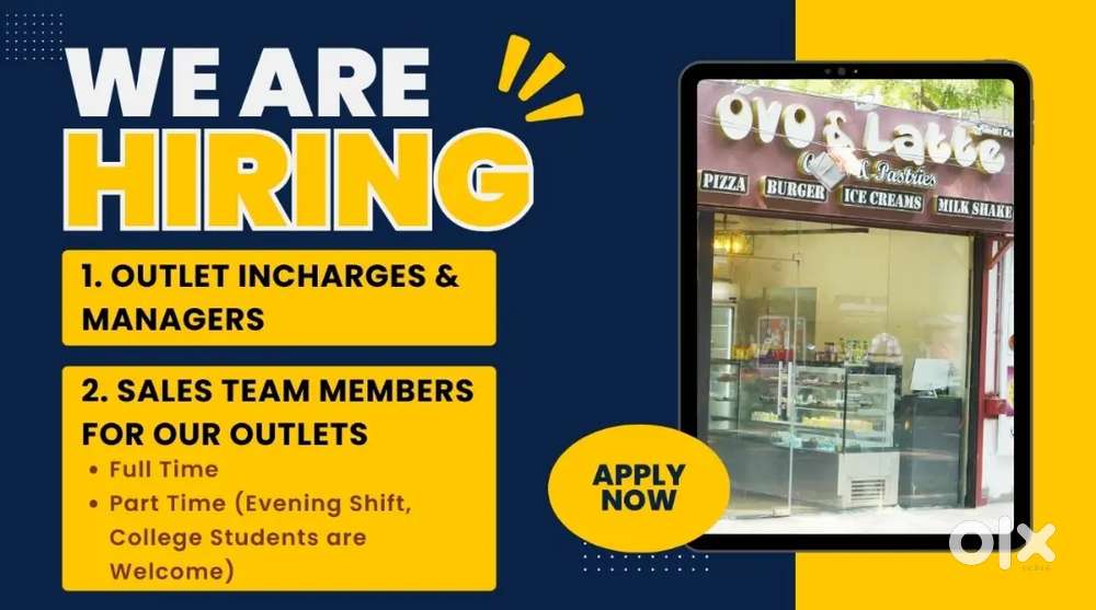 Sales Team Members, Incharges & Managers