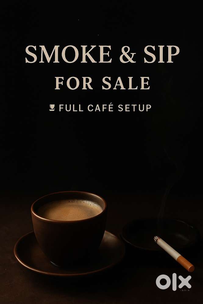 “Full Café Setup For Sale – Price Negotiable”