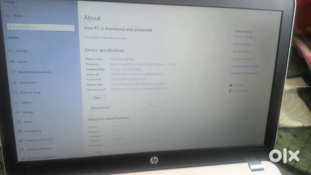 Hp Laptop for sale