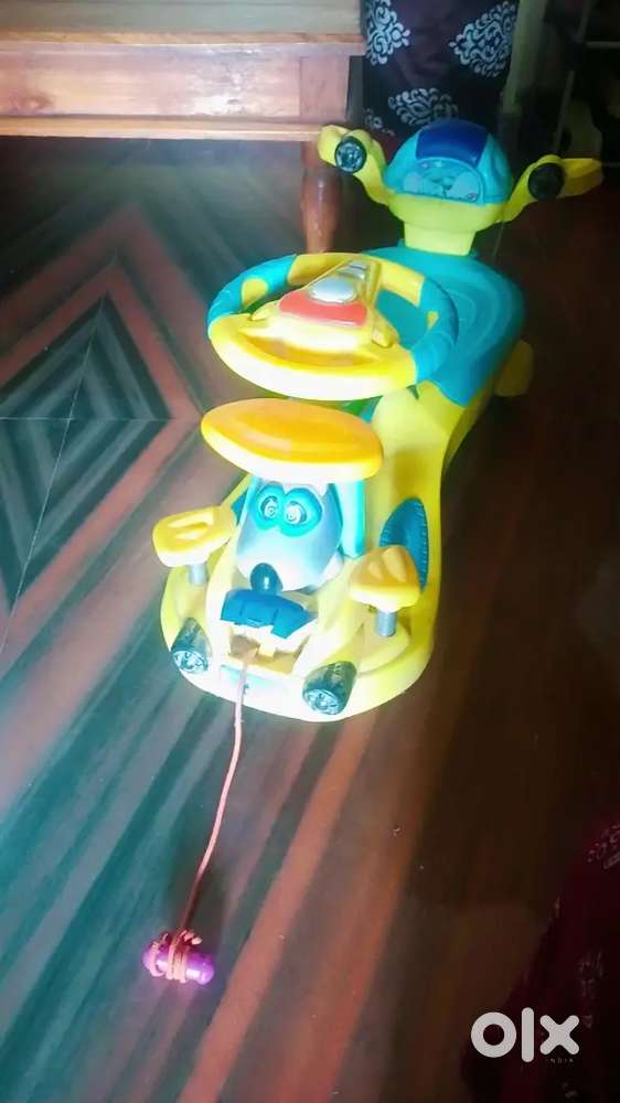 Kids moving car