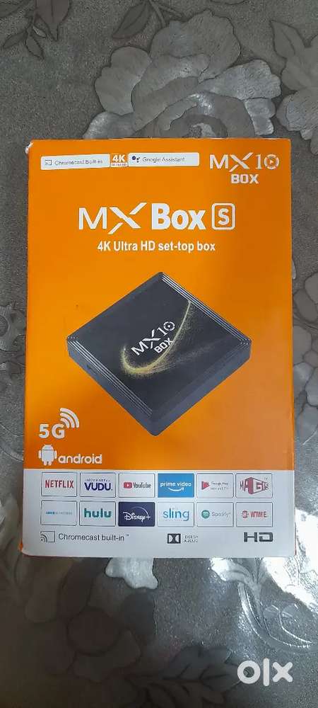 MX TV Box 4k ultra HD set-top box for TV