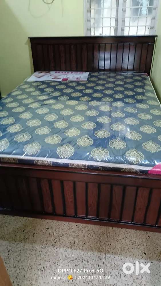 Brand new furnitures like queen cot with mattress at affordable price