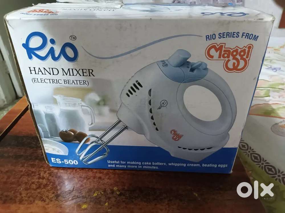 Rio hand mixer and gas stove