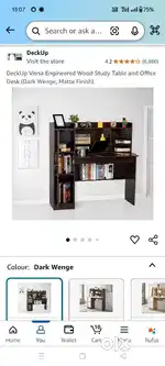 Study table with storage