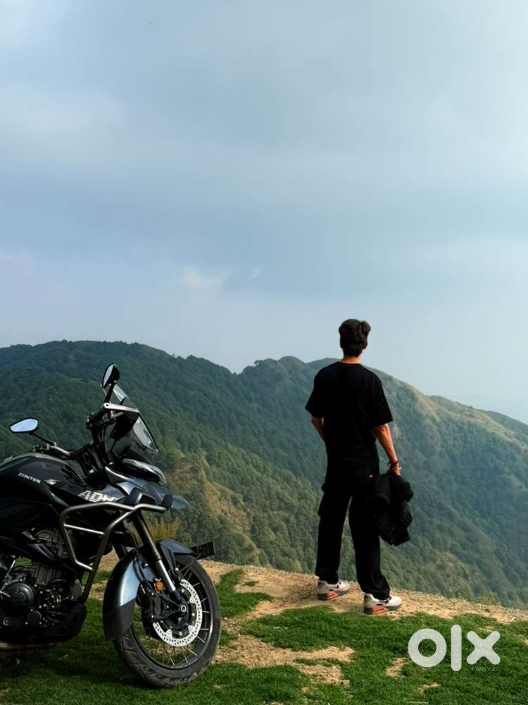 Brand new adventure bike without any scratches