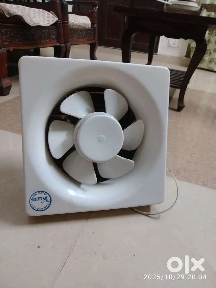 Exhaust fan, fresh-air fan, ceiling fan combo
