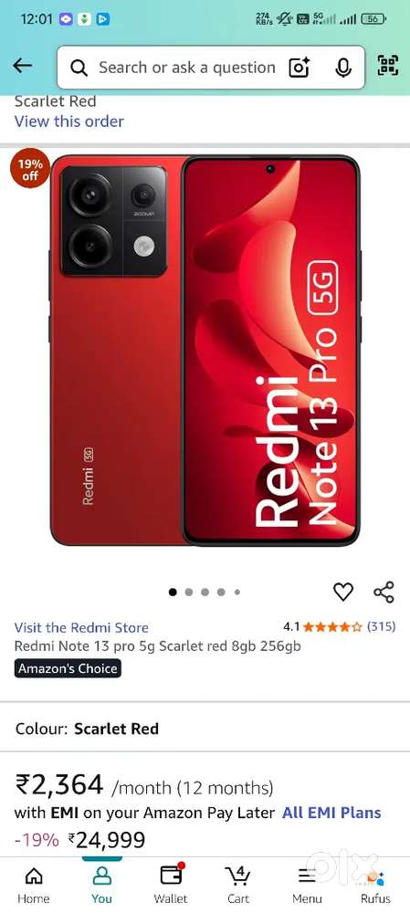 Redmi note 13 pro 8/ 256