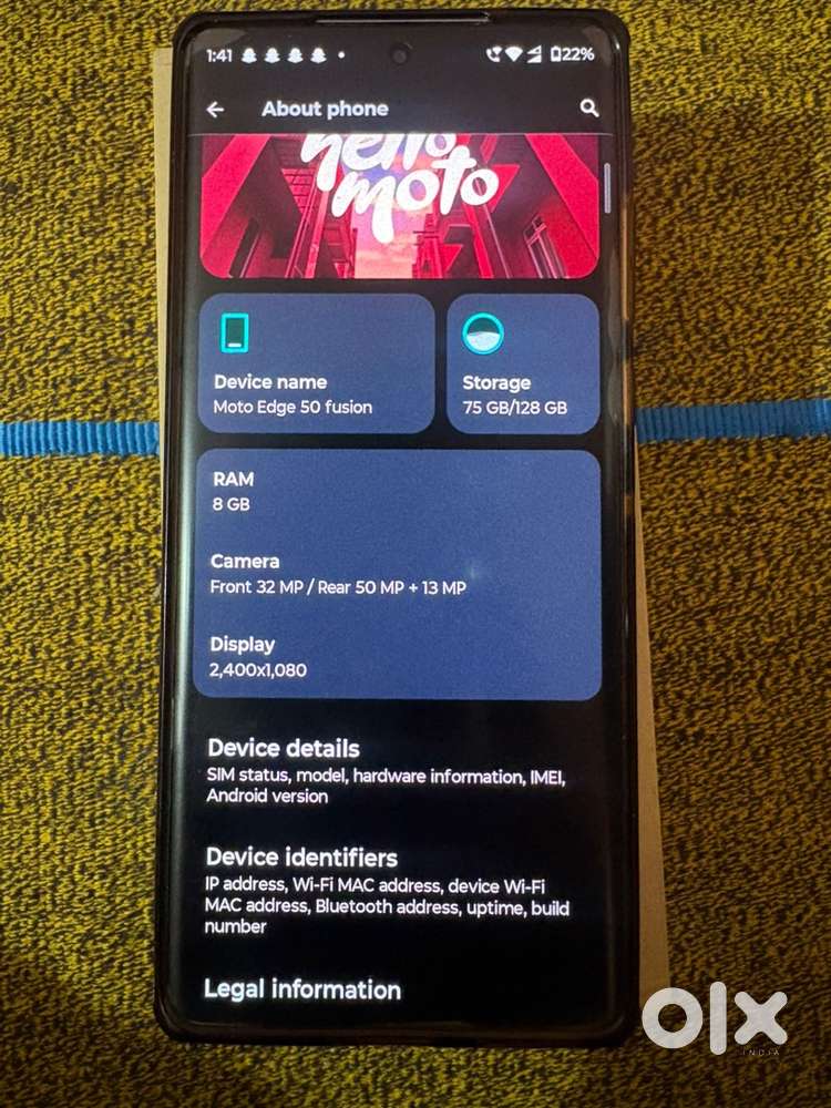 Motorola Edge 50 Fusion 8GB  128GB