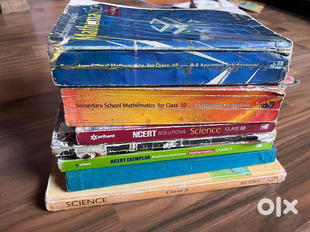 Class 10 ncert books includes exemplars and RS Aggarwal