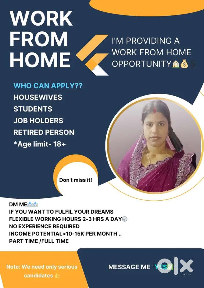 WORK FROM HOME OPPORTUNITY