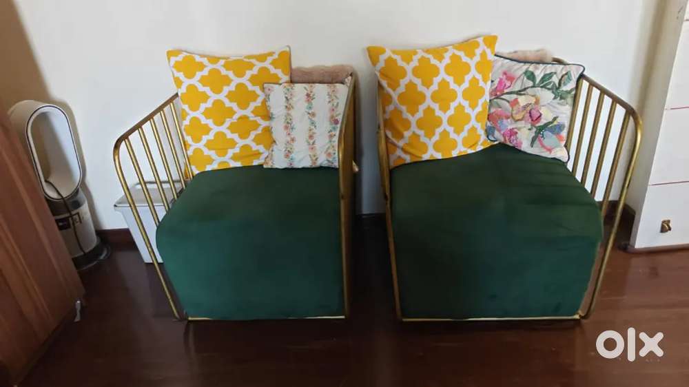 Two chairs available for sale