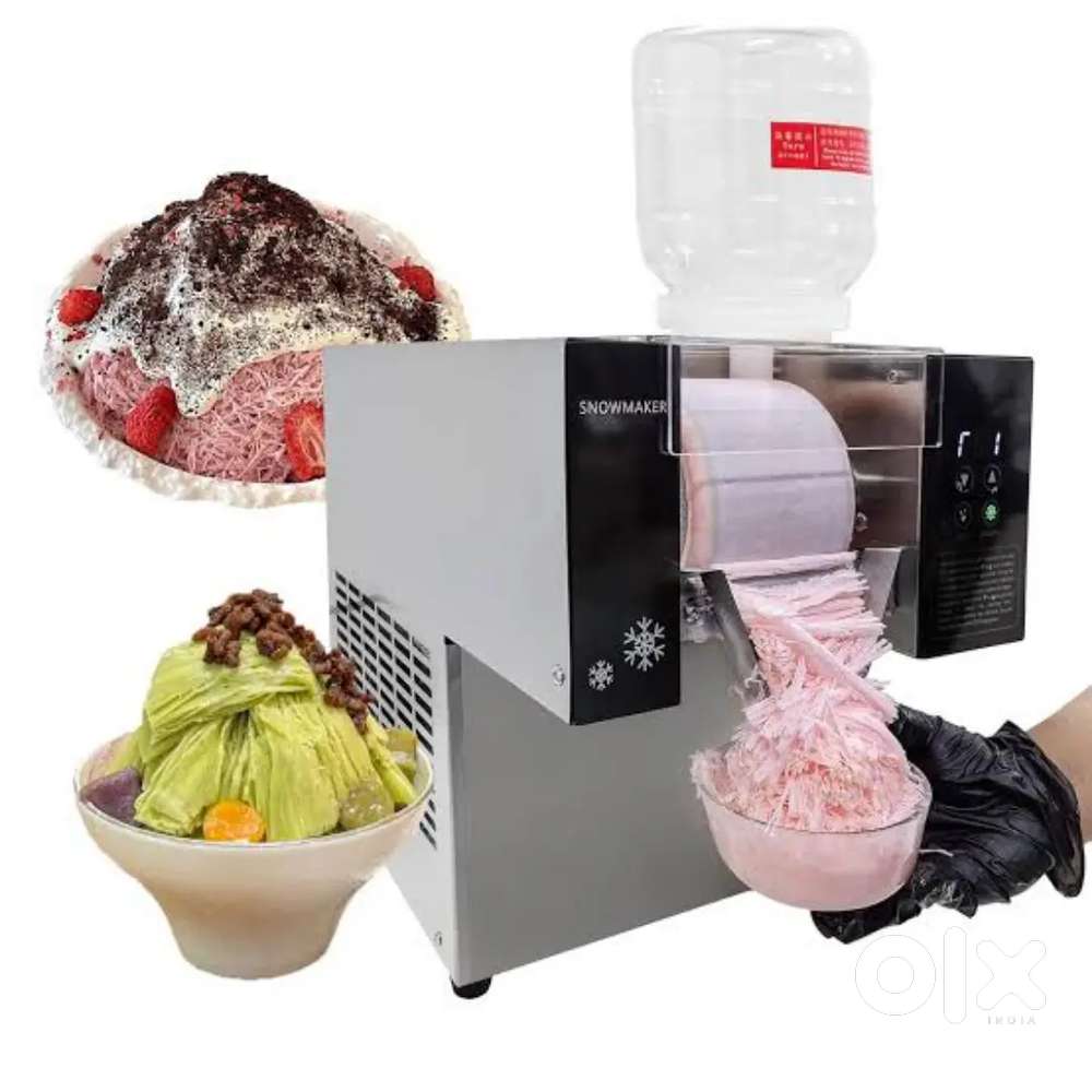 Ice cream snow flakes machine