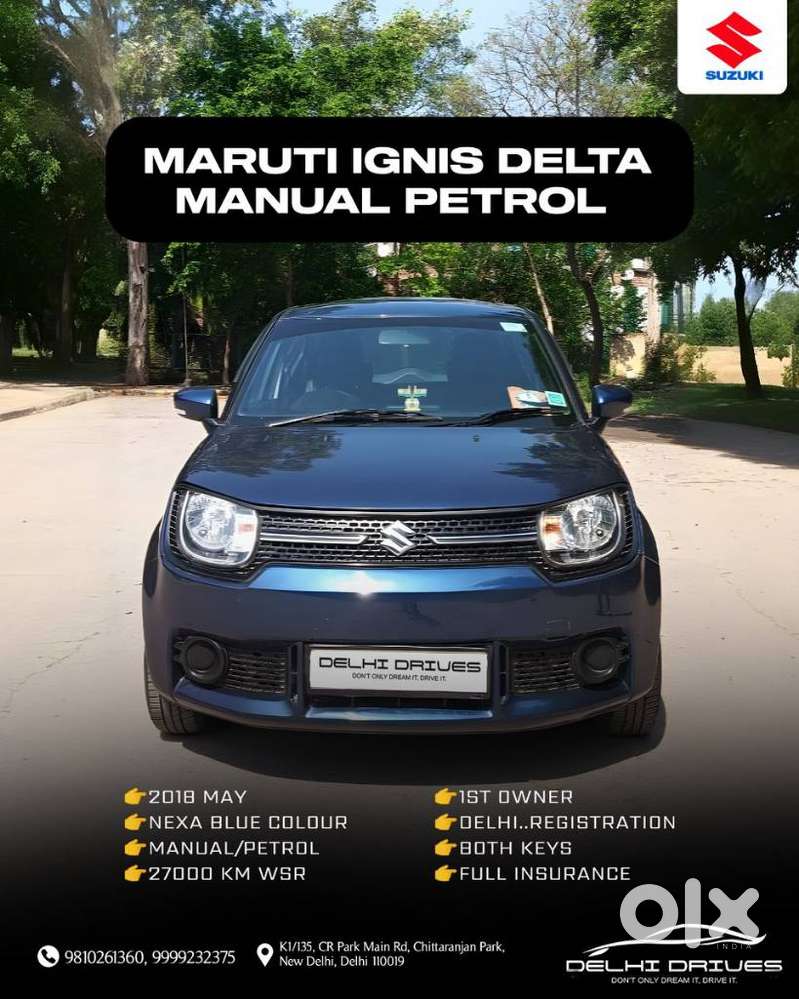 Maruti Suzuki Ignis 1.2 Delta, 2018, Petrol
