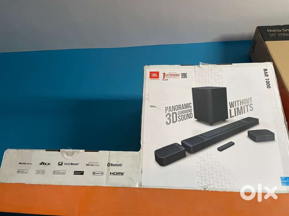 JBL 3.1 soundbar with sub woofer