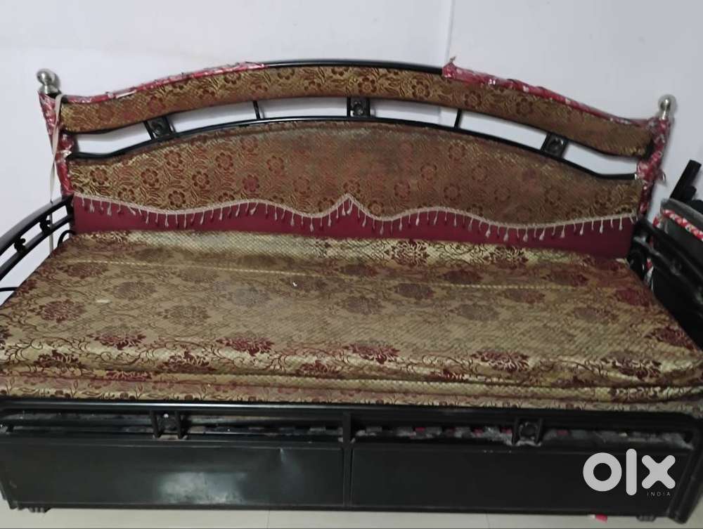 Acrylic sofa cum bed