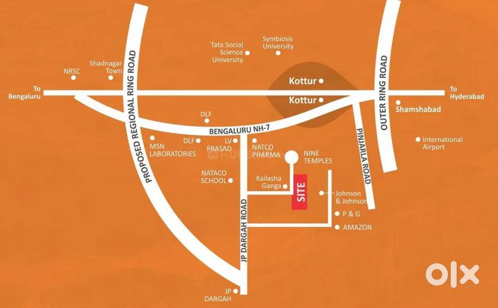 An East Facing plot of size 160 Sq Yds