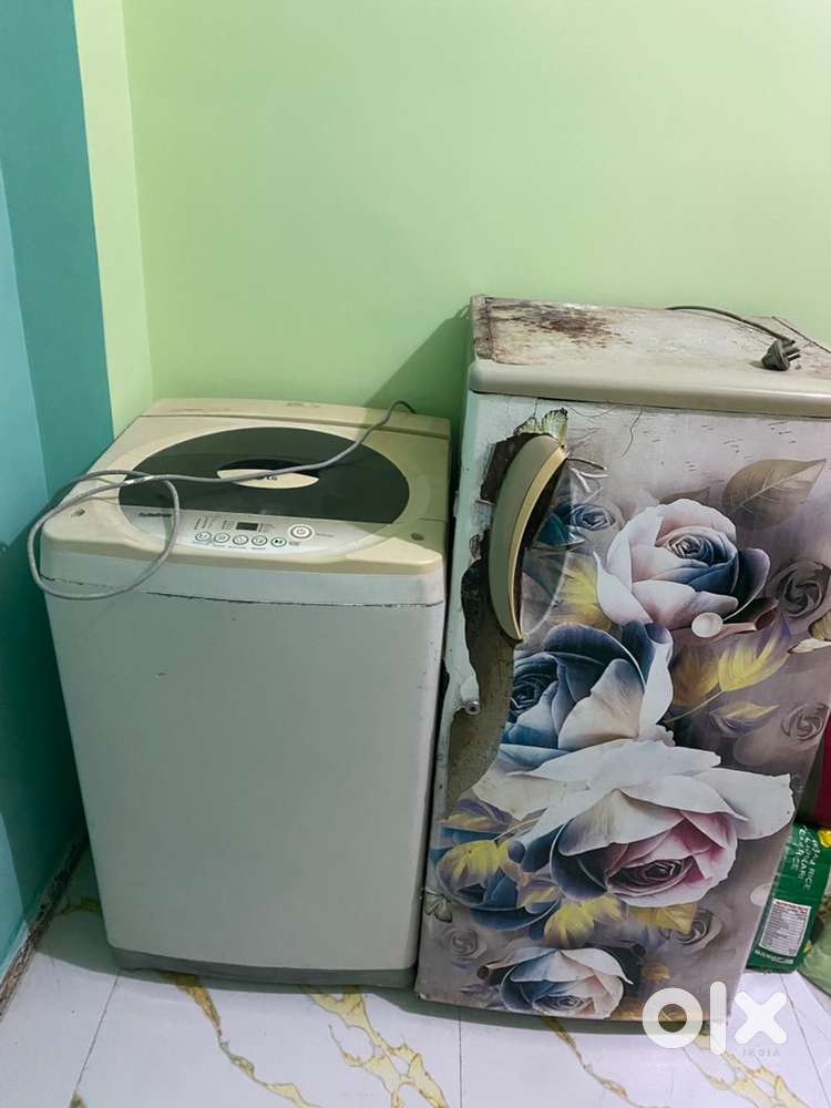 LG 6.5kg Fully Automatic Washing Machine/LG Fridge In Best Condition