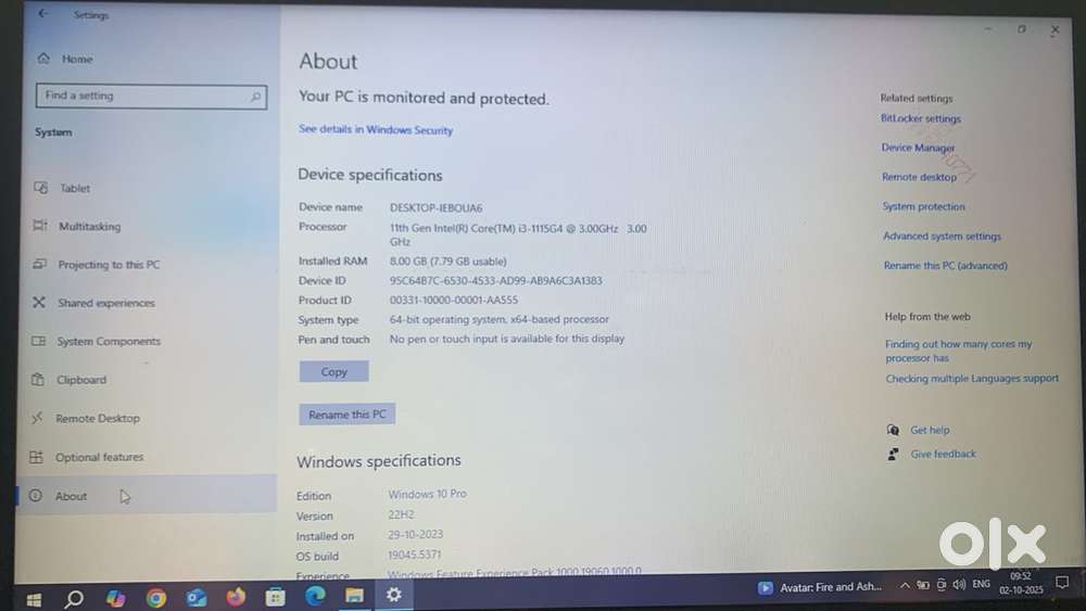 Redmi good condition laptop