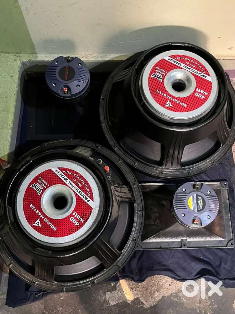 D.J. SPEAKER BOX COMPLETE Set