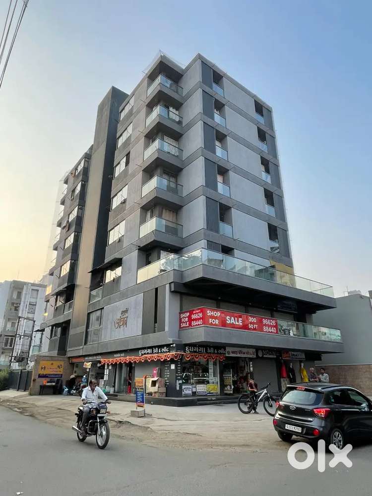 2BHK FLAT FOR SALE IN AMBIKA TOWNSHIP, JIVRAJ PARK, RAJKOT