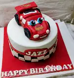 Bike rider for cake delivery