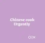Urgently need a Chinese cook immediately