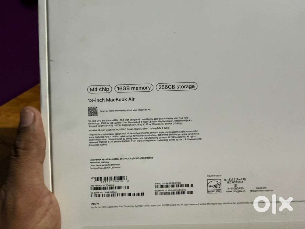 Apple Mac book Air M4