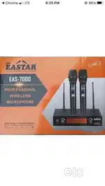 EAR STAR EAS -7000 DUAL WIRELESS MIC
