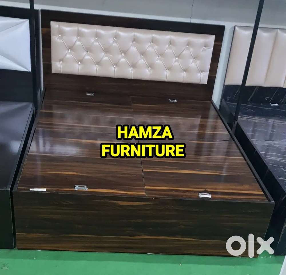 HAMZA FURNITURE New look 5by6 particle wood bed with affordable price