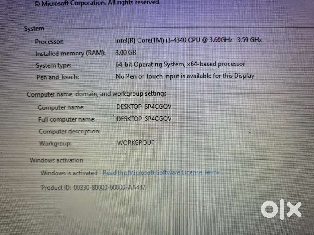 Computer setup