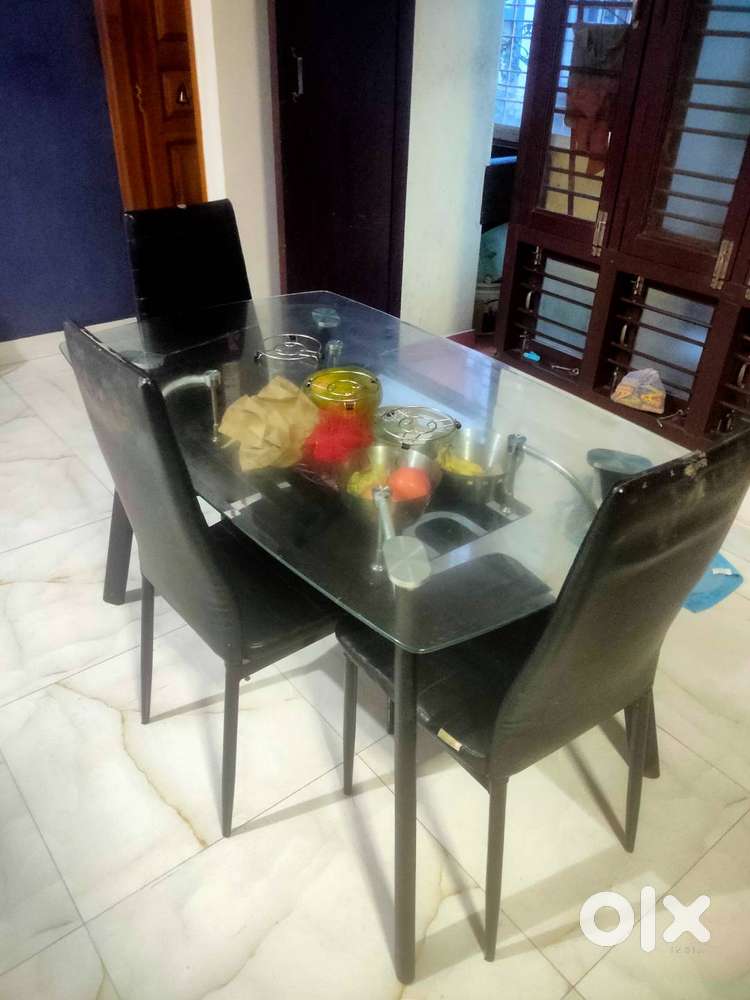 Glass top dinning table for sale